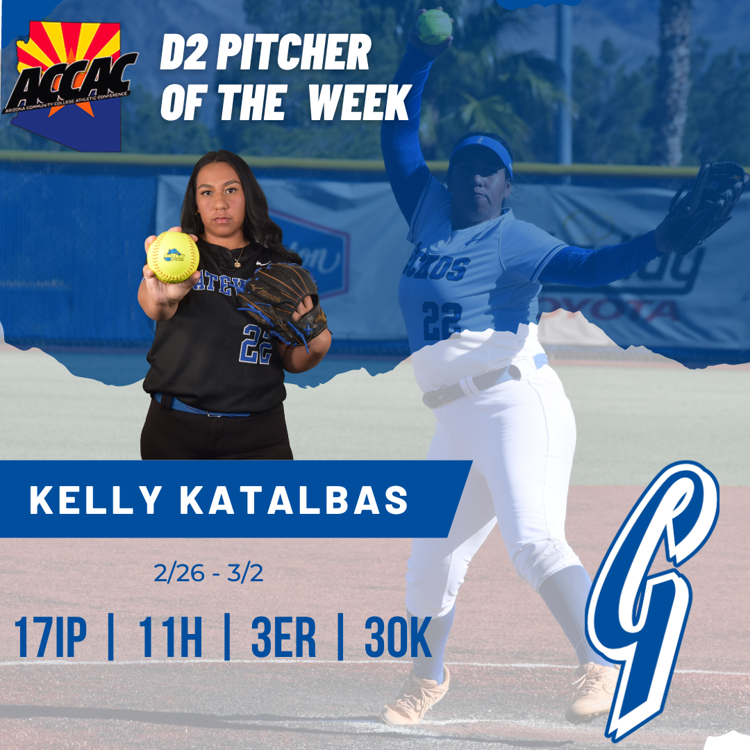 Katalbas gets D2 Pitcher of the Week!